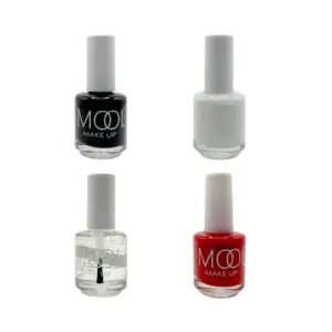 Esmalte en color liso o transparente para uñas, variedad de colores