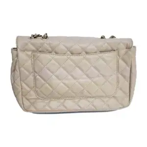 Bolsa para dama, con efecto de costura, broche dorado, asa de cadena …