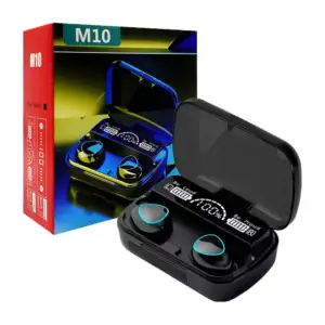 Audífonos inalámbricos bluetooth 5.3 con estuche de carga indicador d…