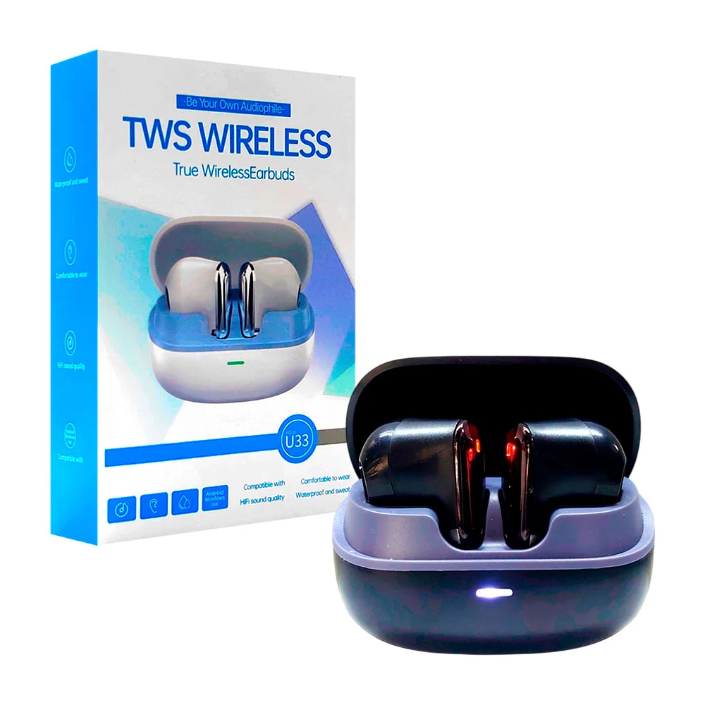 Audifonos inalambricos con estuche de carga y bluetooth 5.0, variedad…