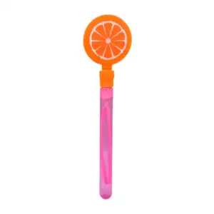 Vara bote de burbujas con decoración de frutas, 30cm, variedad de mod…