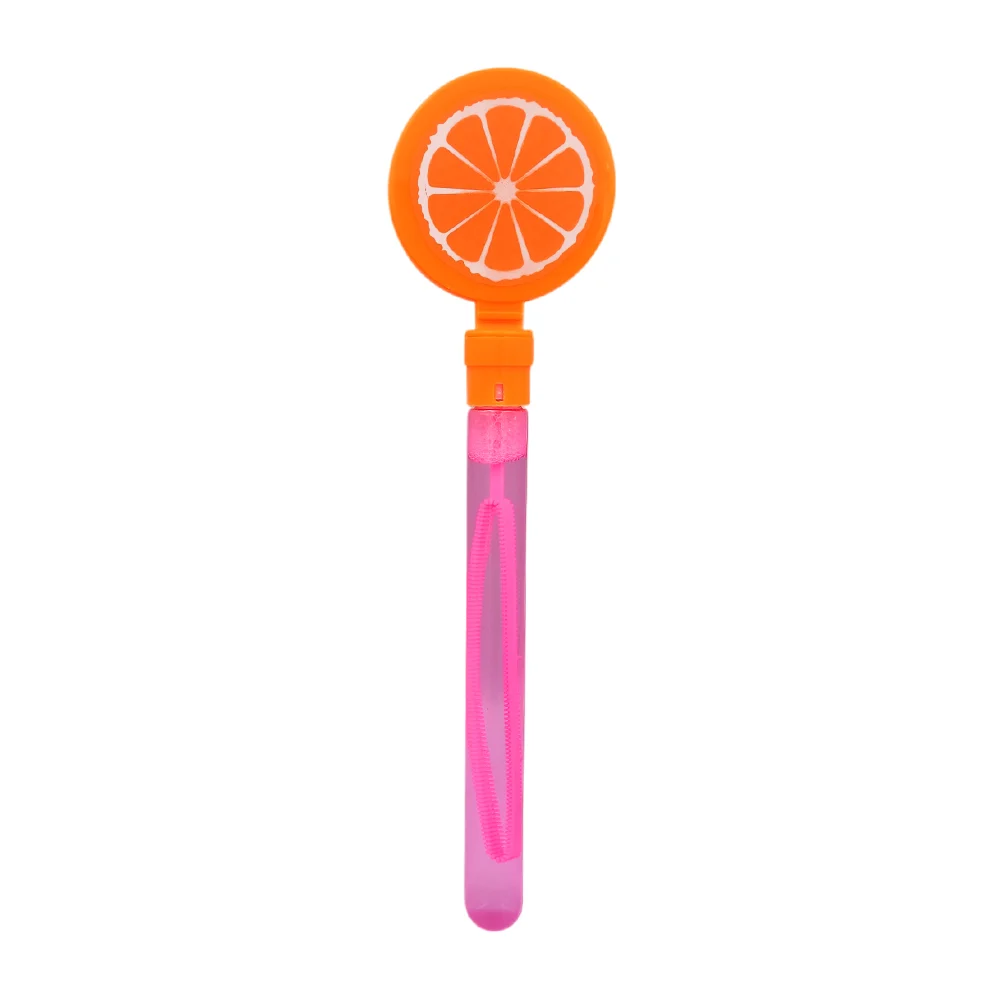 Vara bote de burbujas con decoración de frutas, 30cm, variedad de mod…