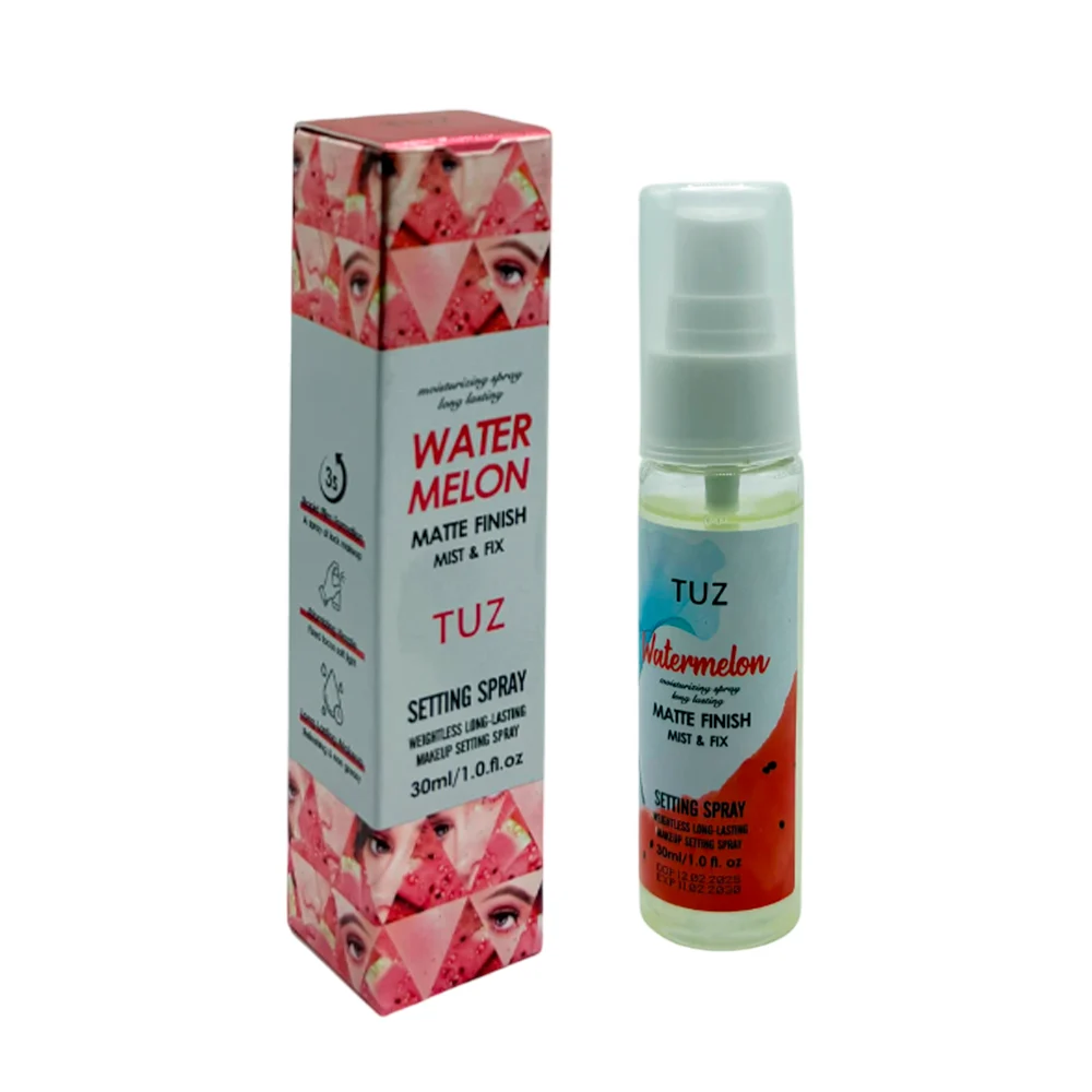 Spray fijador de maquillaje con acabado matte y aroma a sandia, 30ml …