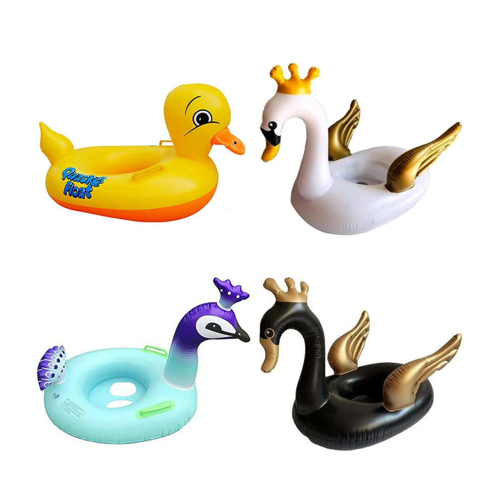 Salvavidas grande inflable montable 66x55cm, variedad de diseños / sw…