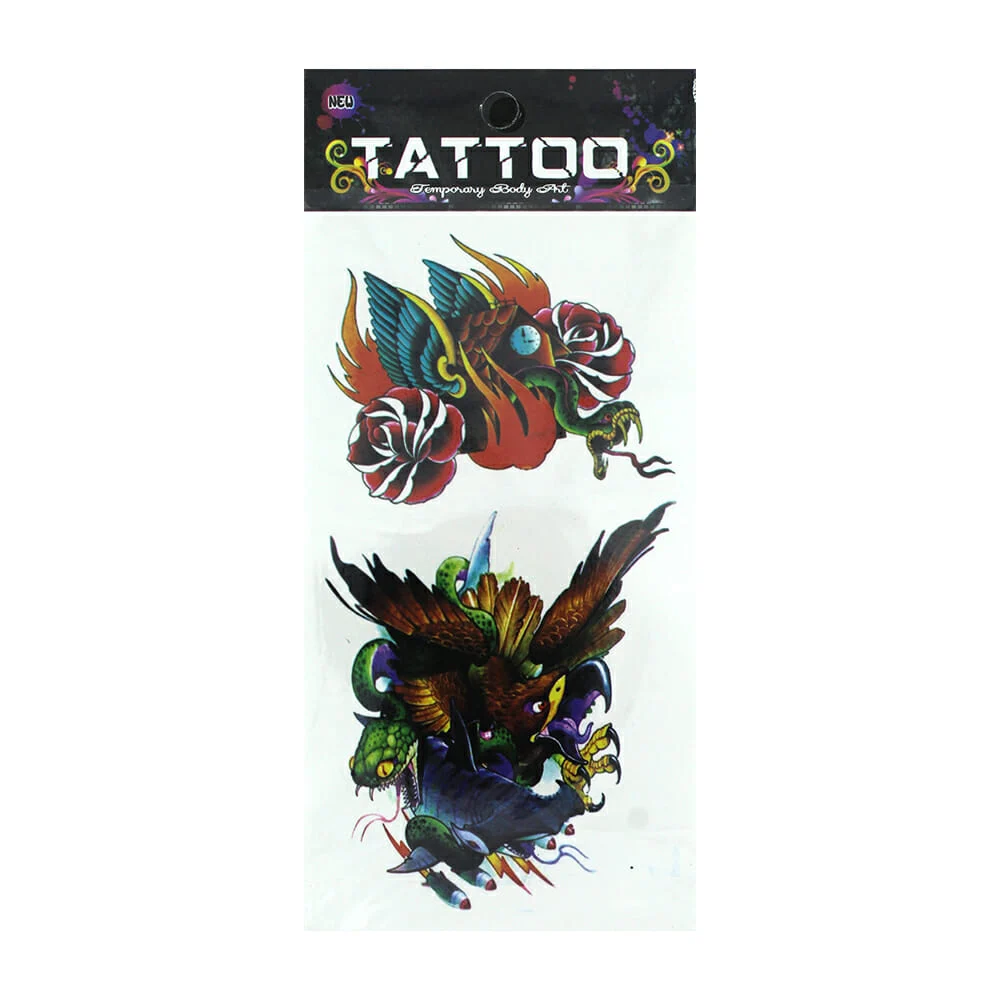 1pza Planilla con tatuaje temporal, variedad de diseños / tattoo / tz…
