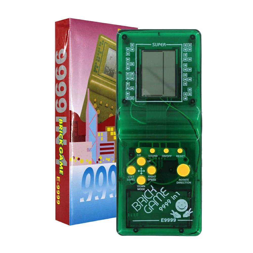 Consola retro de plástico con 9999 juegos, variedad de colores / e-99…