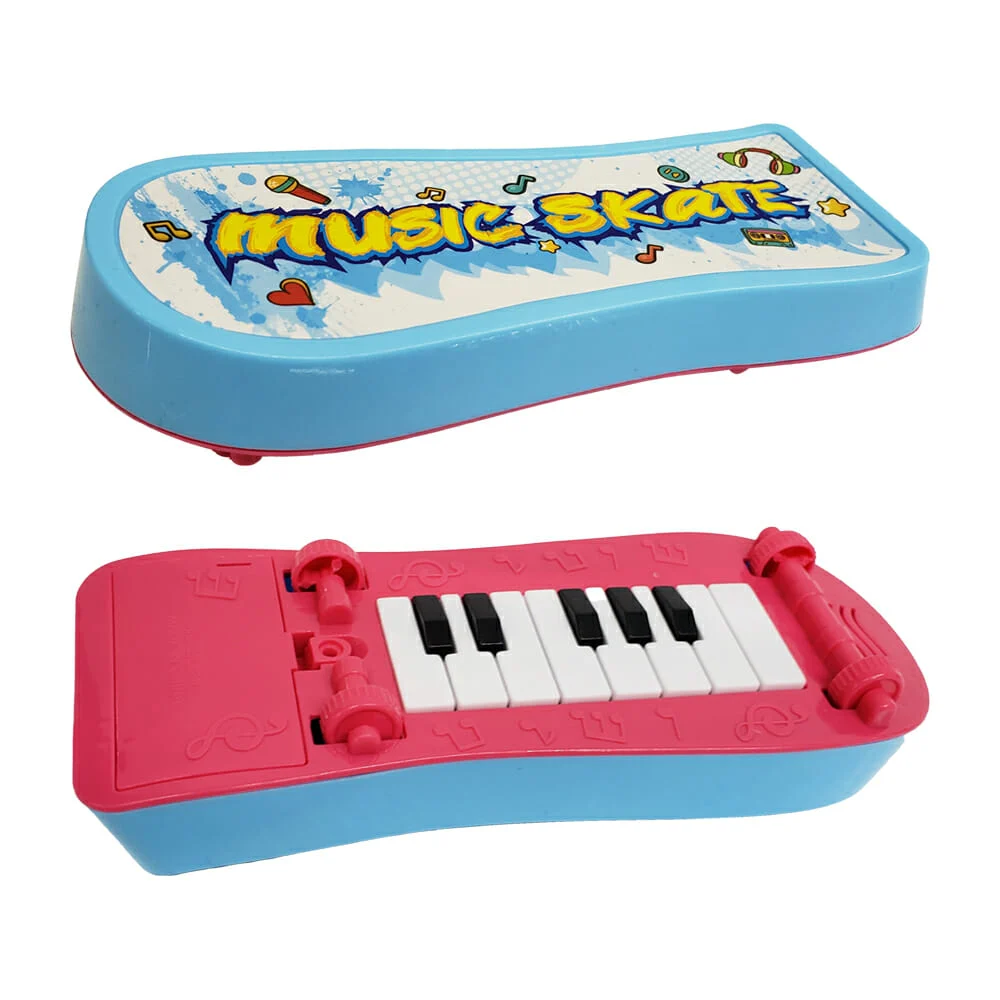 Patineta de juguete con mini piano musical, variedad de colores / mus…