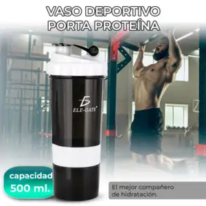 Mezclador de proteínas / vaso deportivo / shaker vas.17 / bpafree