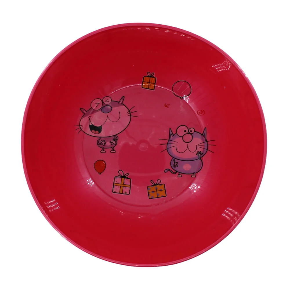 Plato pozolero de plástico con estampado, variedad de colores vm0031