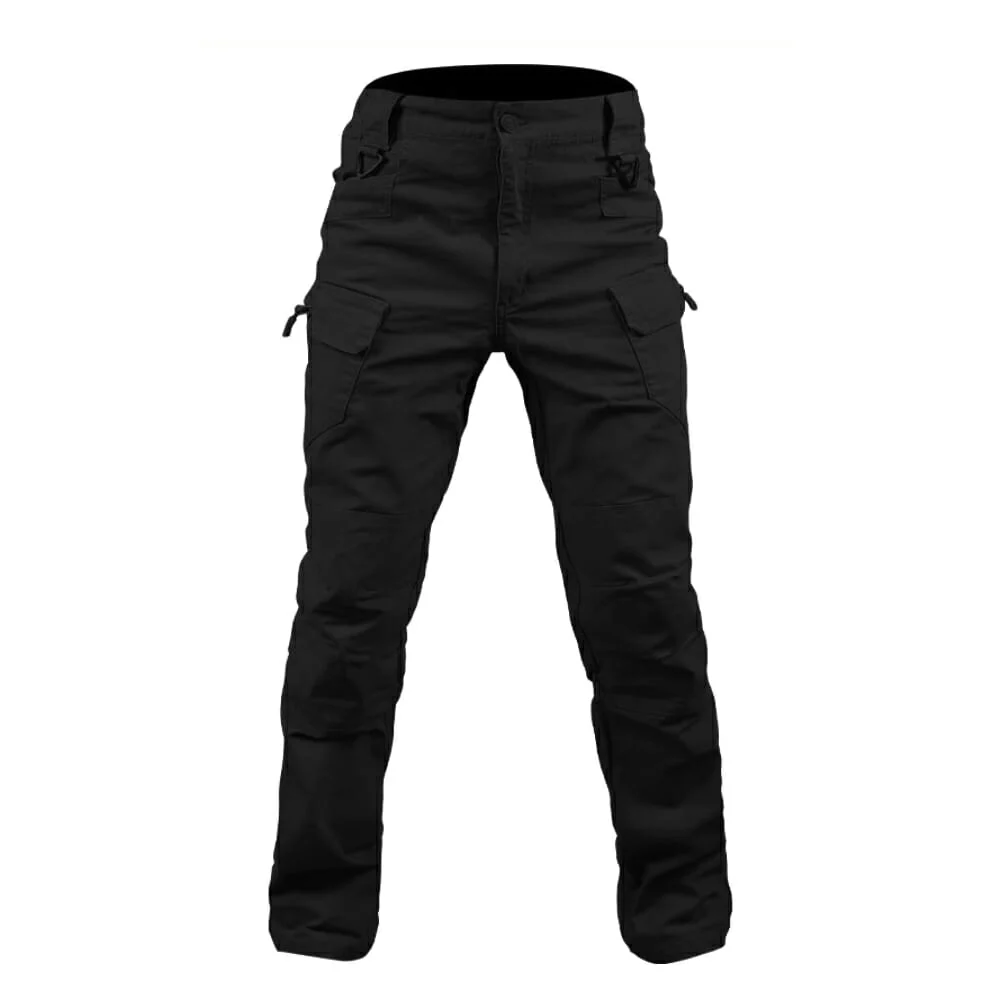 Pantalón táctico con múltiples bolsillos, tela ligera, variedad de  t…
