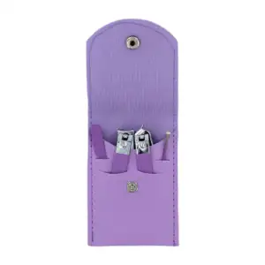Estuche de broche con 2 cortauñas y 2 accesorios para manicure en uña…