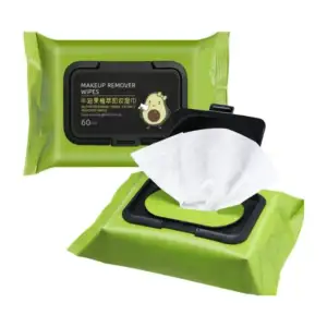 Paquete de 60 toallitas desmaquillantes con extracto de aguacate, eli…