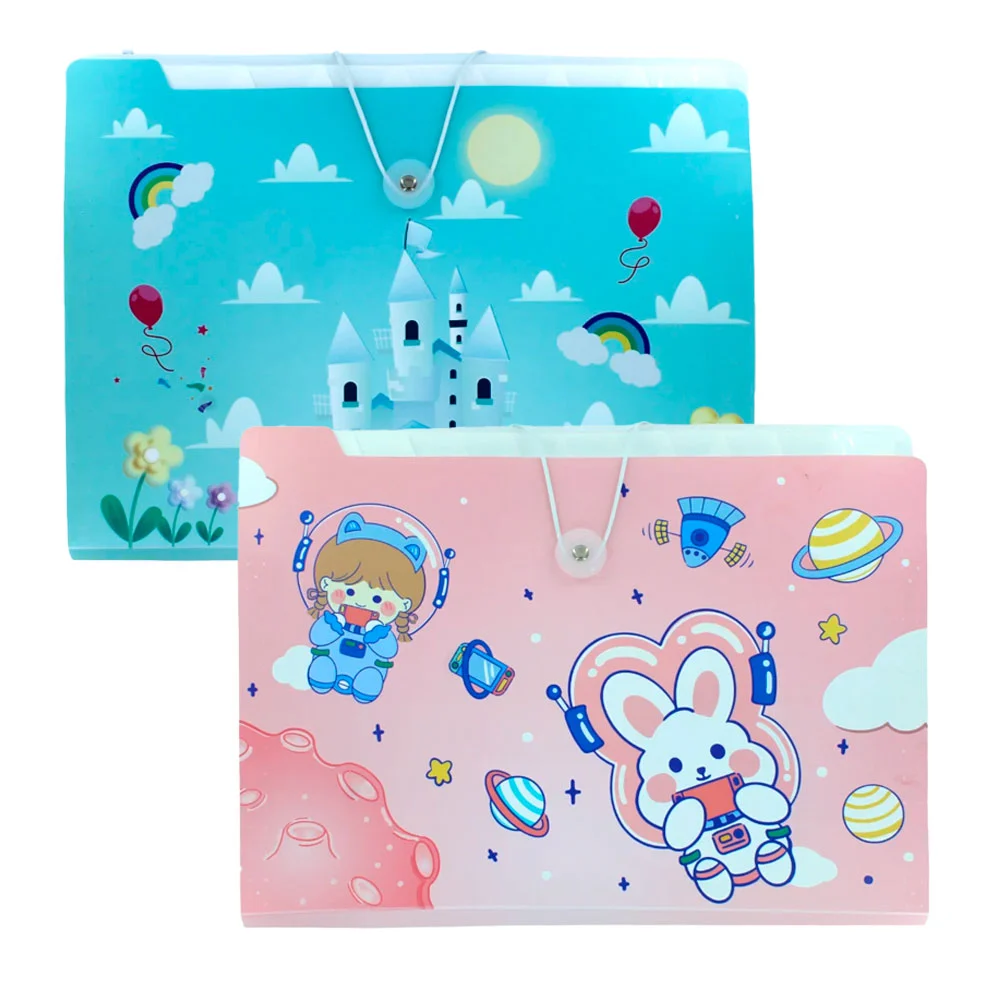 Folder / carpeta con seguro elástico de 8 compartimentos, variedad de…