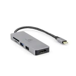 Hub adaptador hdmi 4k, con puerto usb 3.0, micro sd, sd, tipo c a tip…