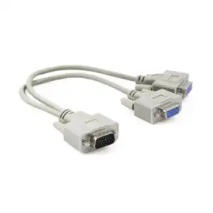 Cable Divisor Vga Video Splitter 2 Monitores A La Vez