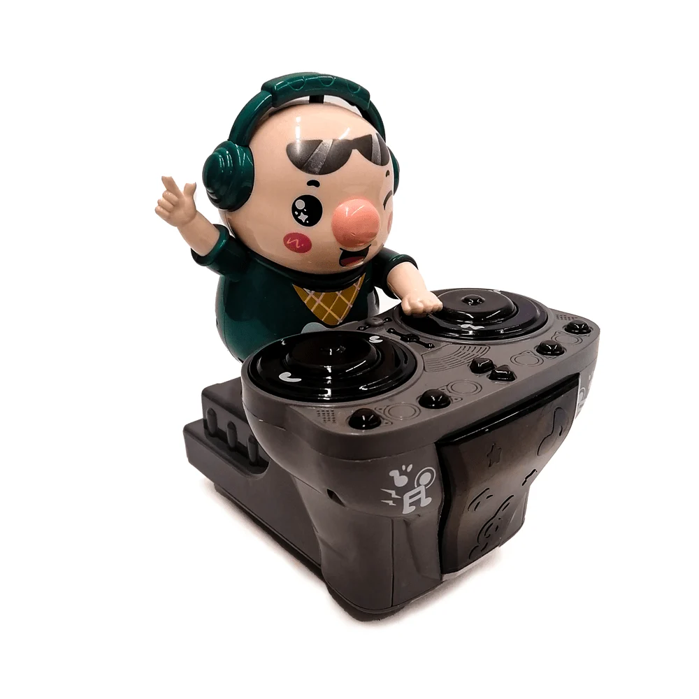 Juguete dj con bocina para música, luces led y diseño kawaii, varieda…