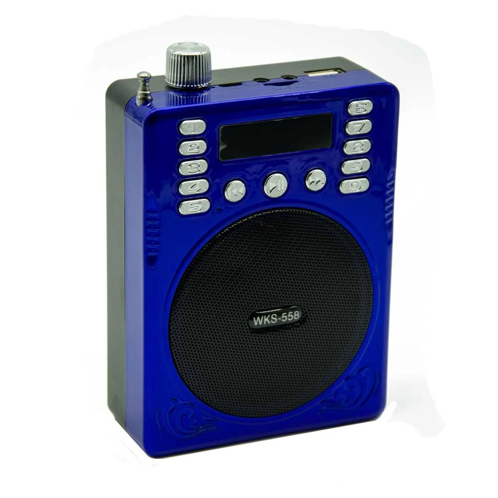 Megáfono radio buytiti con ranuras para sd y usb, variedad de colores…