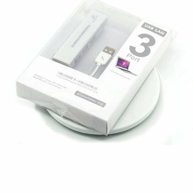 Convertidor / hub de 3 entradas usb 2.0 y tipo lan, con salida a usb …