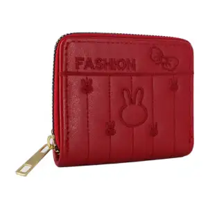 Cartera pequeña con diseño de conejo y moño, variedad de colores / fa…
