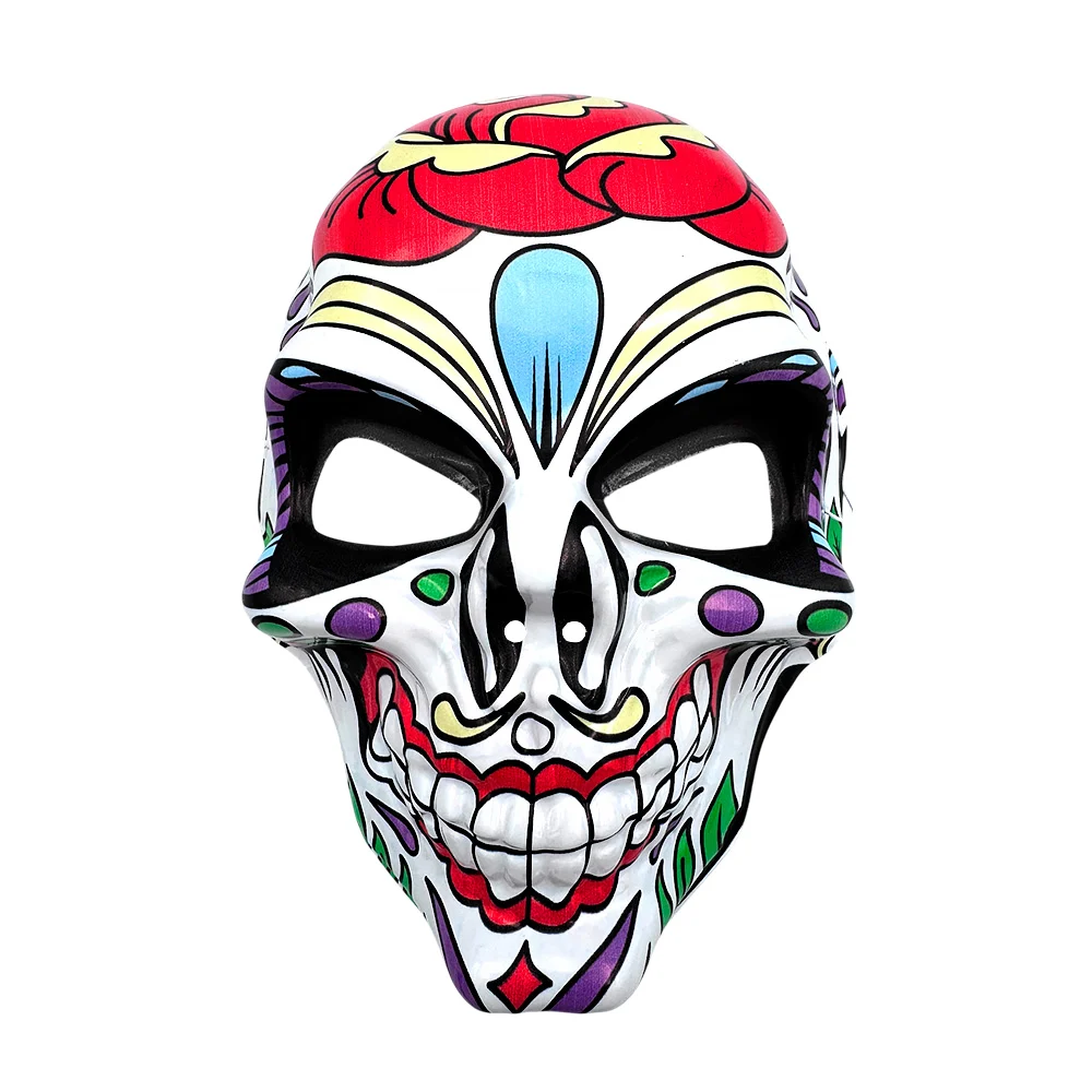 1pz máscara de plástico con elástico y diseño de catrina tenebrosa, v…