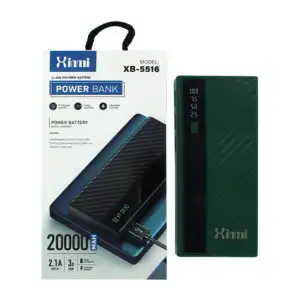 Power bank batería portátil xinmi con indicador de batería, 3 puertos…