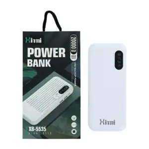 Power bank batería portátil xinmi con indicador de batería, 2 puertos…