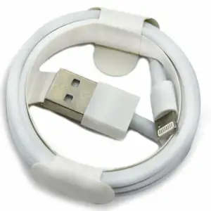 1pza Cable usb blanco con entrada iphone lightning para transferencia…