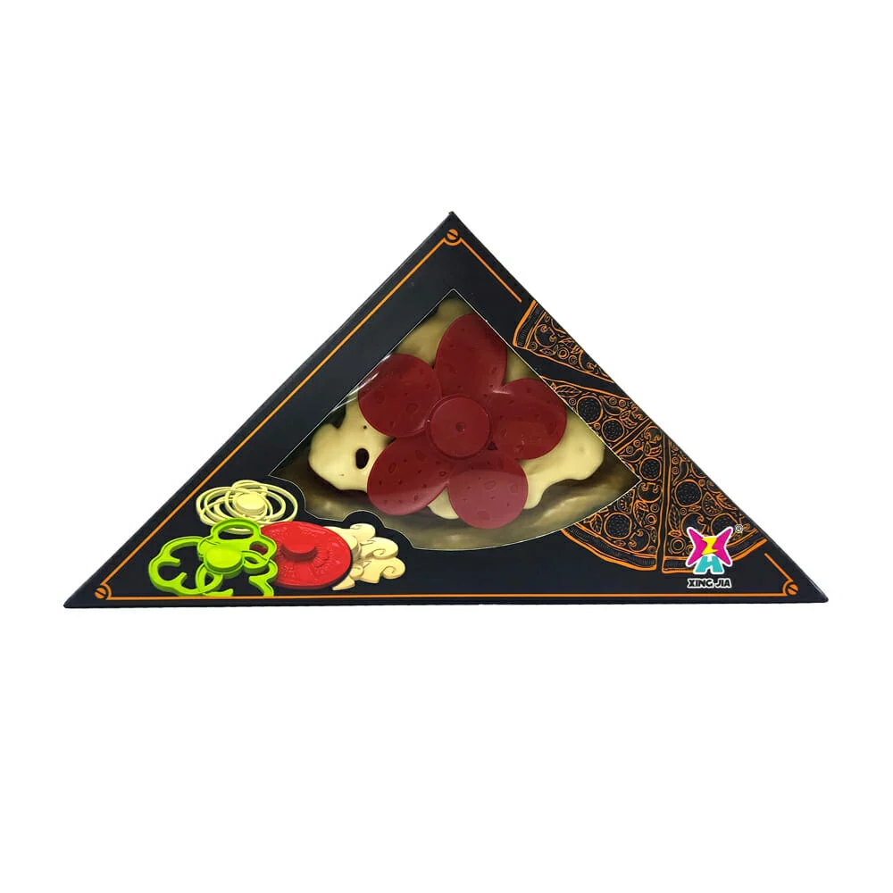 Mini rebanada de pizza con accesorios intercambiables de juguete / xj…