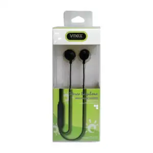 Audífonos alámbricos vmex tipo earphone con sonido stereo y controlad…