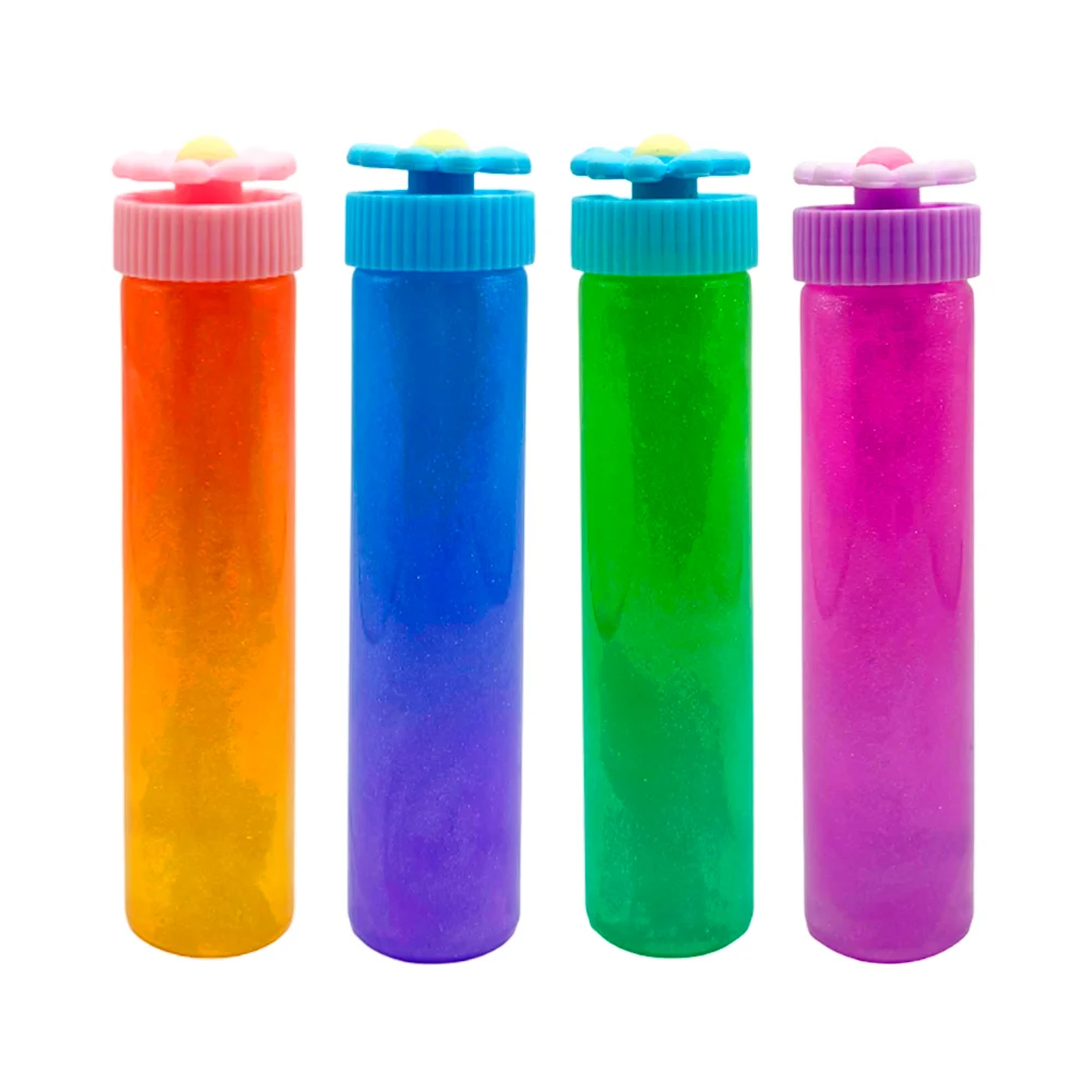 Bote pequeño de slime multicolor, decoración de figura 3d, variedad /…