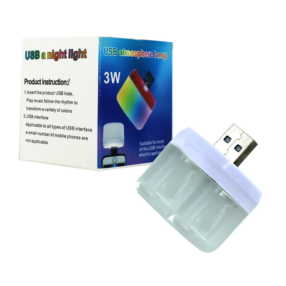 Mini lámpara usb multifuncional 3 watts / usb atmosphere lamp / usb a…