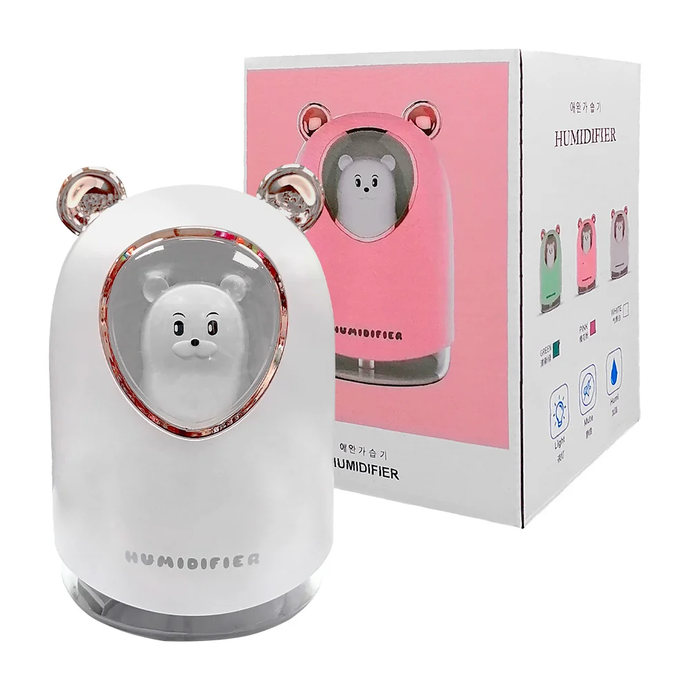 Humidificador con diseño de animalitos 300ml, variedad de colores xdj…