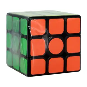 1pza Cubo rubik 3x3x3 fondo negro y stickers de colores, variedad de …