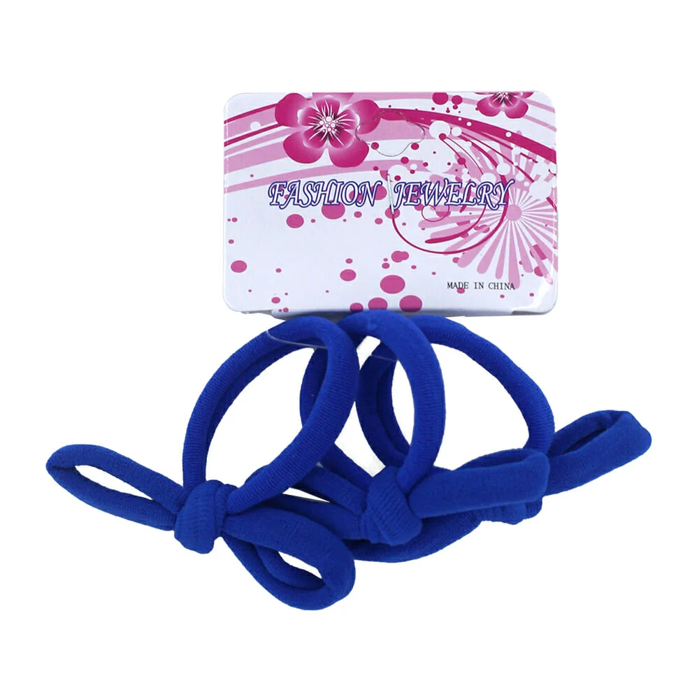 Blíster con 3 donas / ligas con nudo para el cabello, variedad de col…