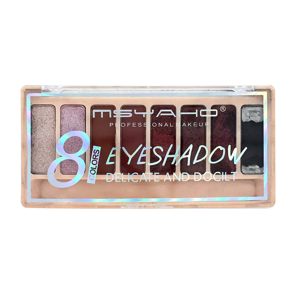Estuche con 8 tonos de sombras msyaho love para ojos y aplicador / yh…