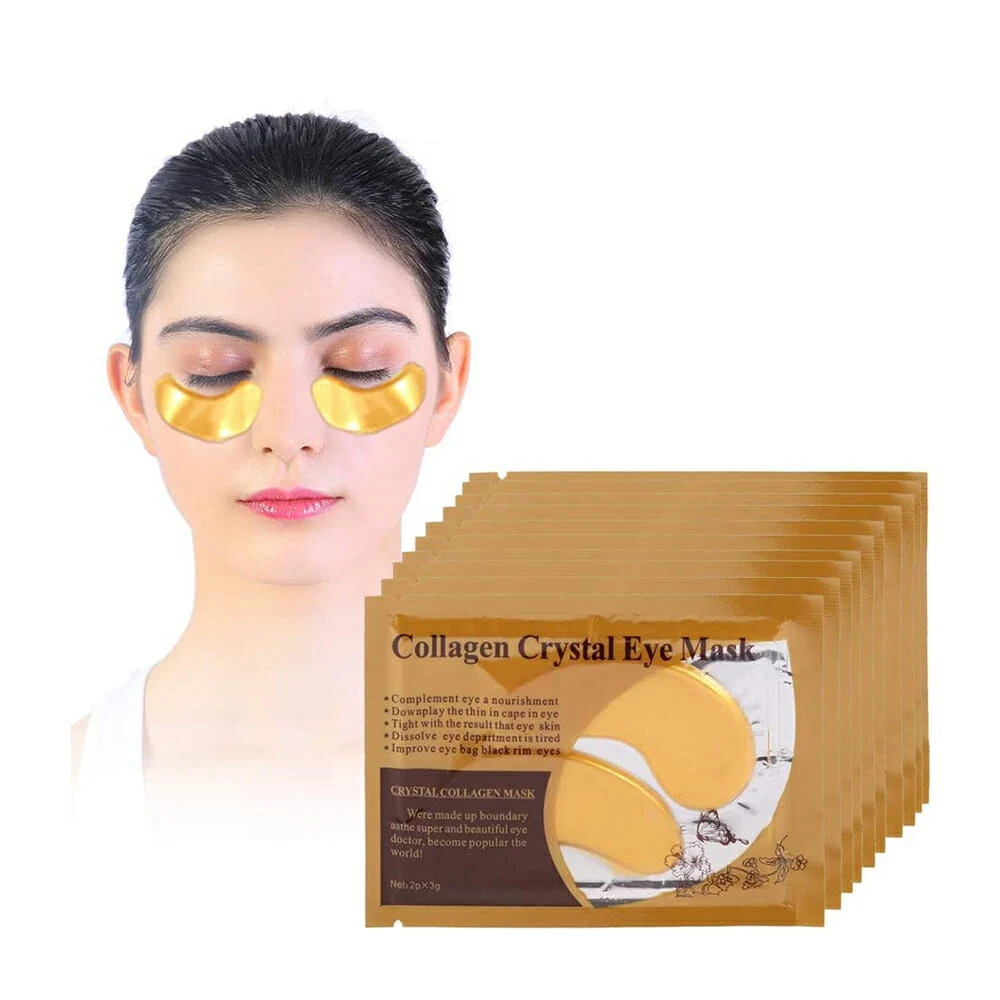 Mascarilla dorada con extracto de colágeno para ojos / collagen cryst…