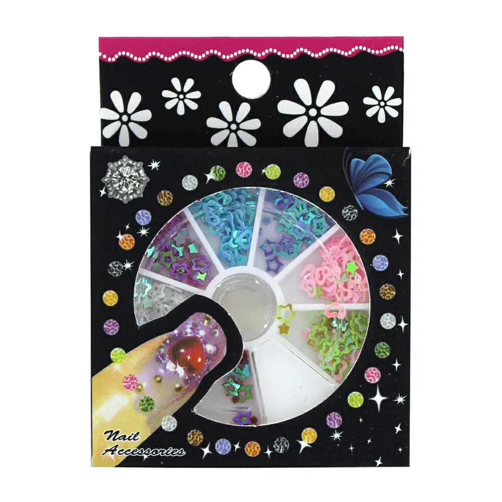 Estuche redondo chico de 8 compartimentos con figuras decorativas par…