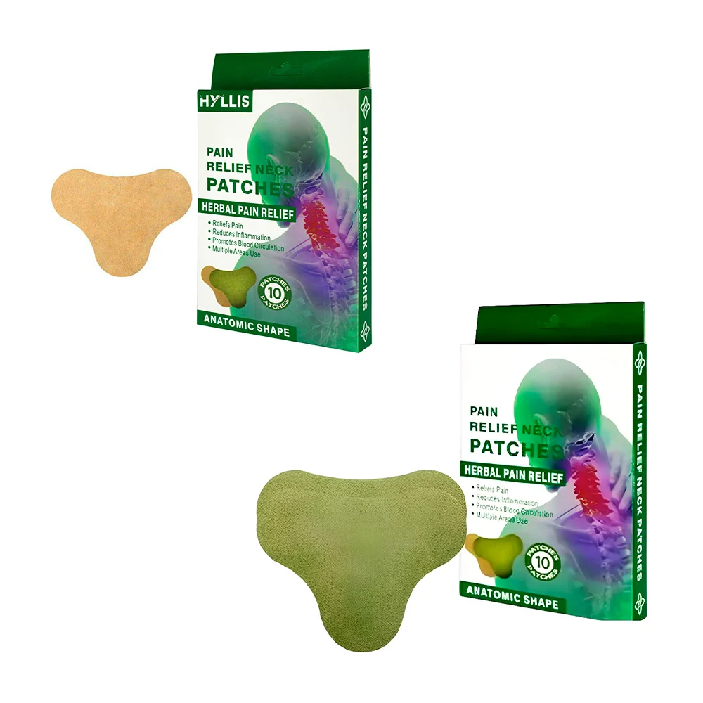 Paquete 10 parches analgésicos para el dolor del cuello / hyllis 8041…