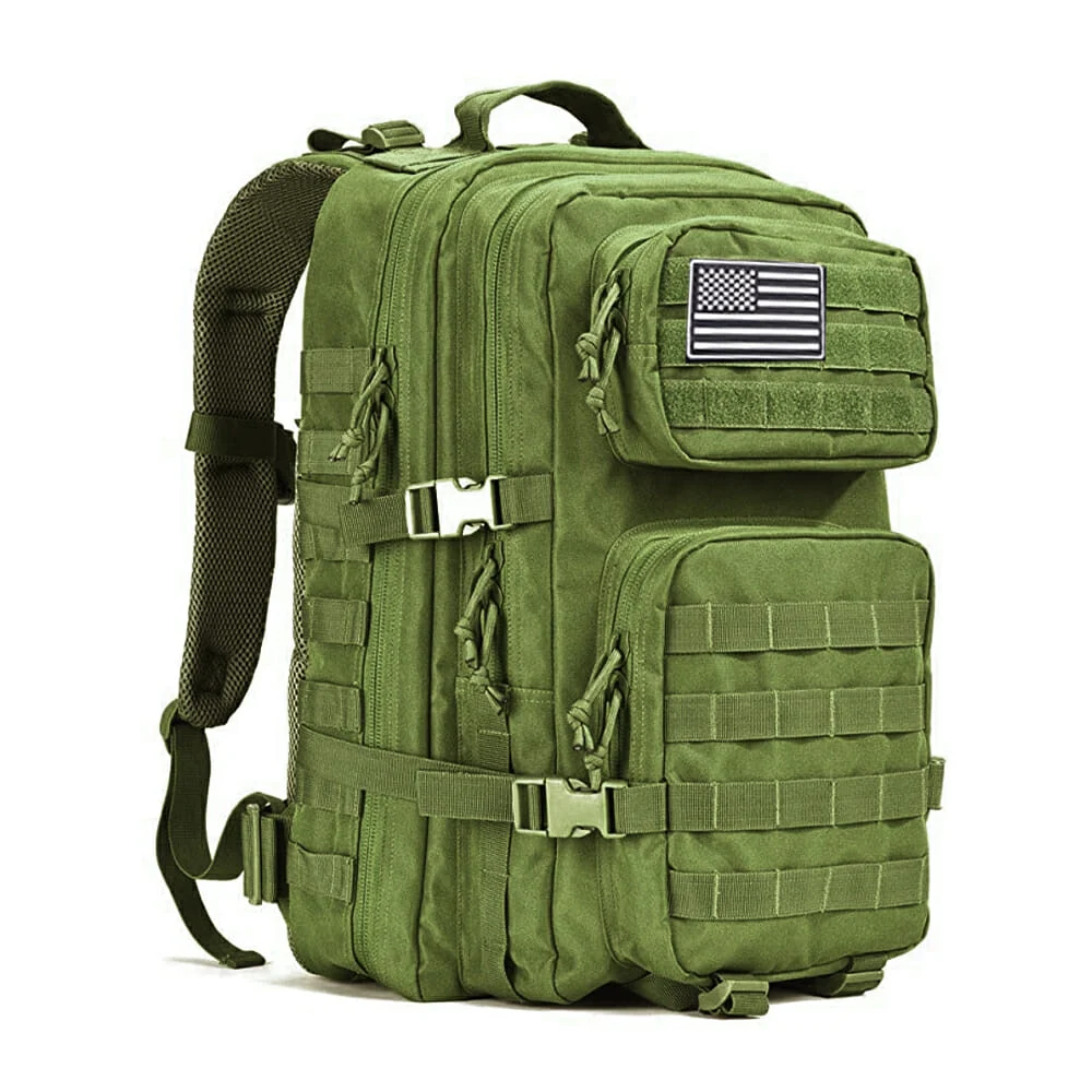 Mochila táctica grande de 4 compartimentos, 1 oculto en la espalda, v…