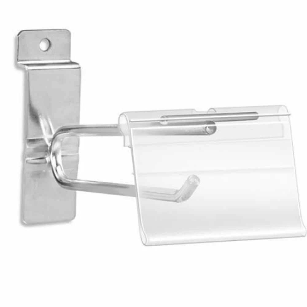 1pza Gancho metálico de 15cm para porta precio / zf-0093