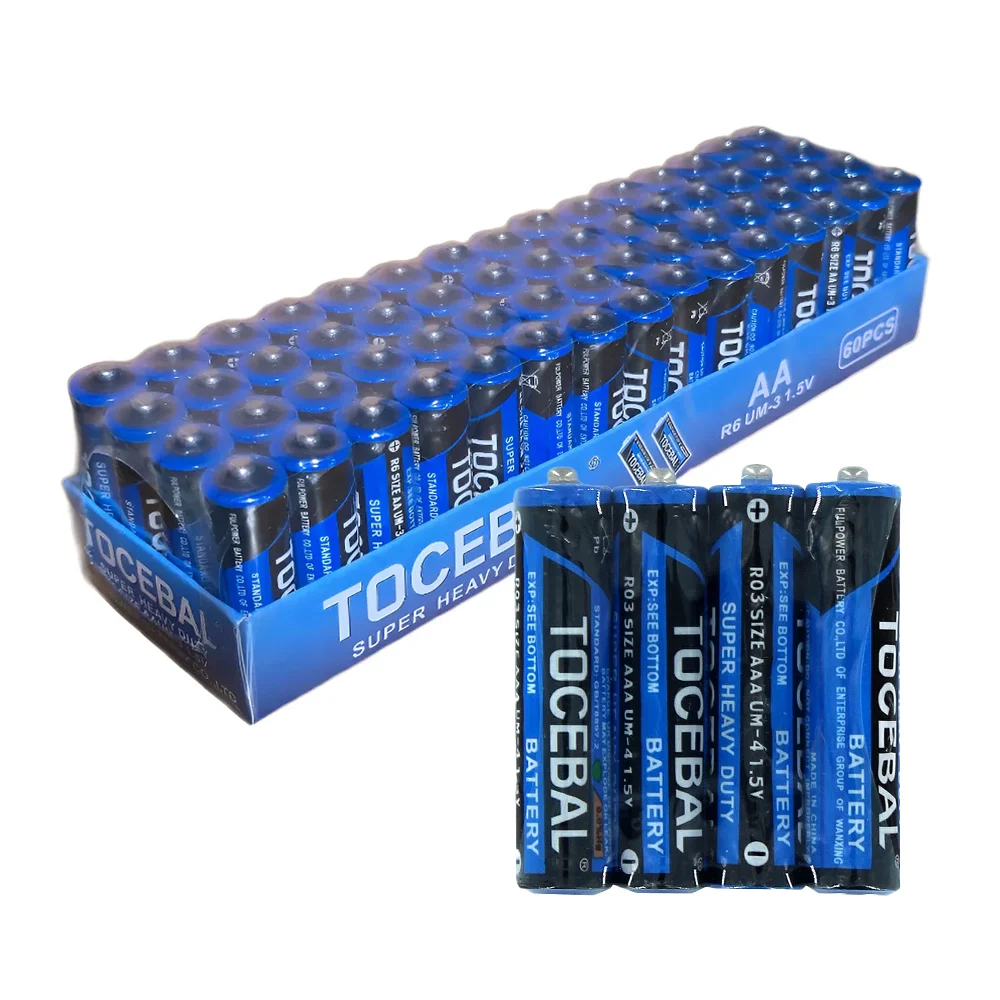 Tocebal Paquete con 15 blisters de 4 pilas AA tocebal de 1.5v, r6 um-3 / zf ...