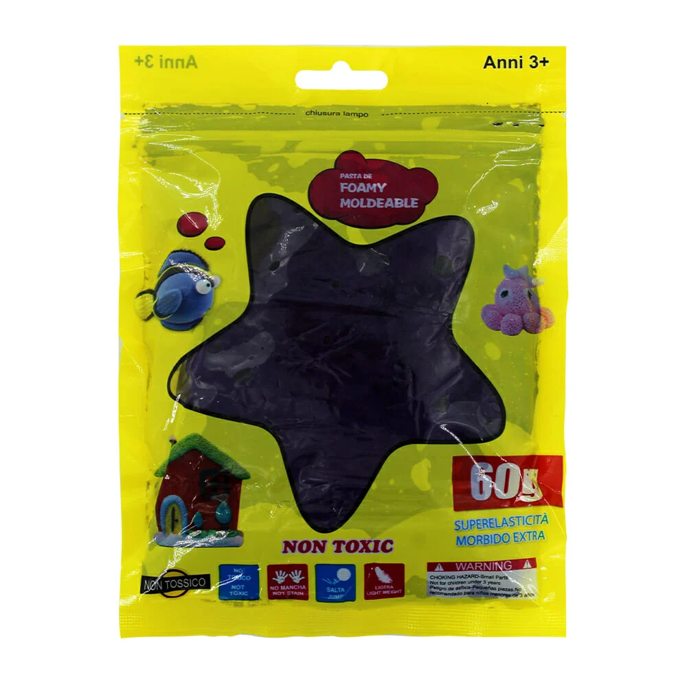 Foamy moldeable 60g, variedad de colores / nt601243 / tks-40