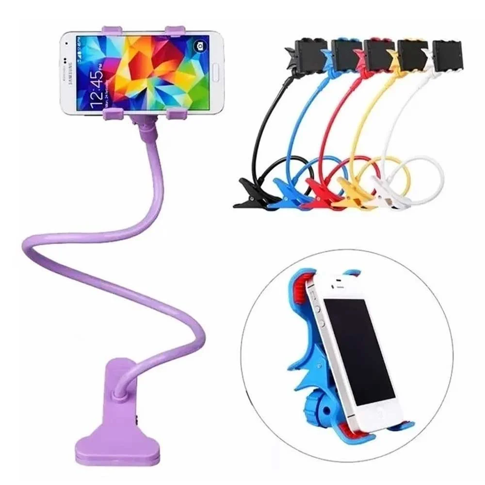 1pza Soporte flexible con pinza para celular, variedad de colores / 1…