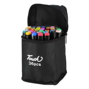 Estuche con 36 marcadores plumones touch youch youch doble punta de c…