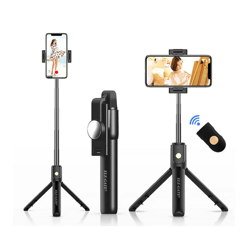Bastón / tripie bluetooth plegable de 70cm, rotable y portable, con c…