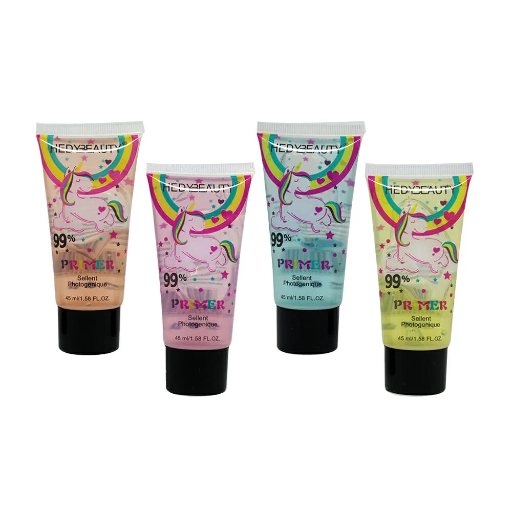 1pza Primer hedy beauty con diseño de unicornio 45ml, variedad de col…