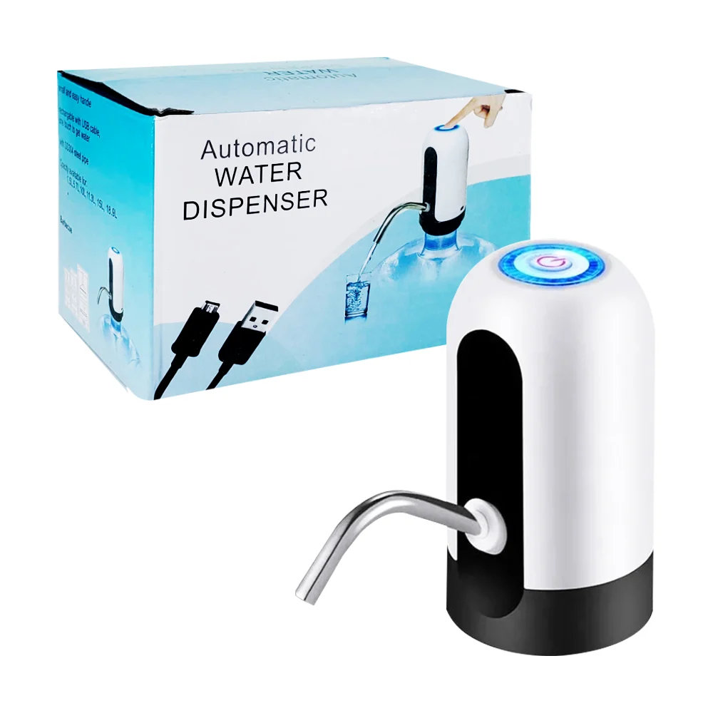 Dispensador recargable automático de agua 1200mah, variedad de colore…