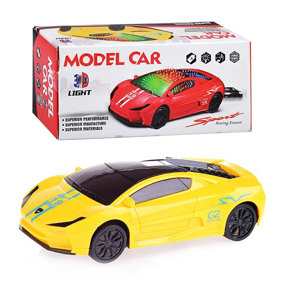 Carro de juguete con diseño deportivo + luces y sonido, variedad de c…