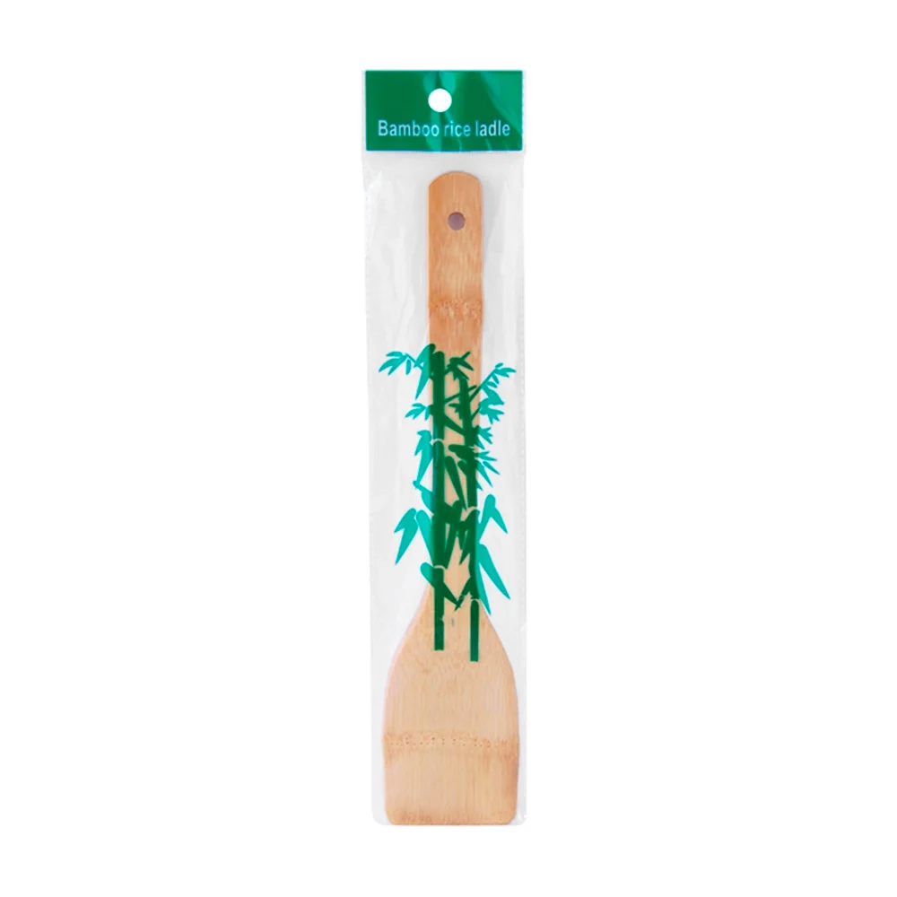Pala de cocina plana de bambú + orificio para colgar, 30cm / bamboo r…