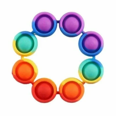 Juguete pop it transparente en forma de flor toy244 / R465